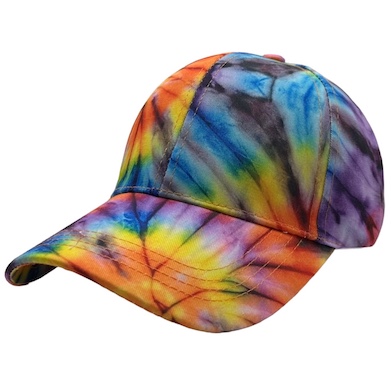 Baseball Cap Tie Dye Assorted